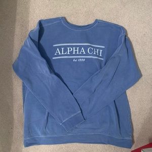 Alpha Chi Omega Comfort Colors Sweatshirt